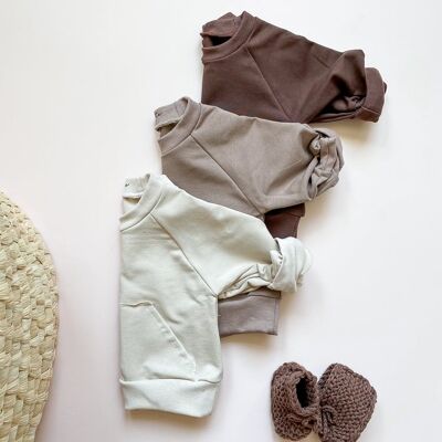 Baby-Baumwoll-Sweatshirt / BIO-Baumwolle