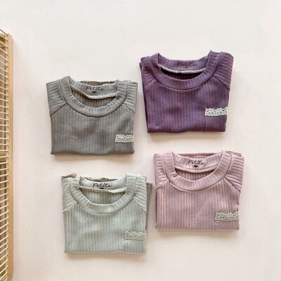 Baby cotton t-shirt / ribbed