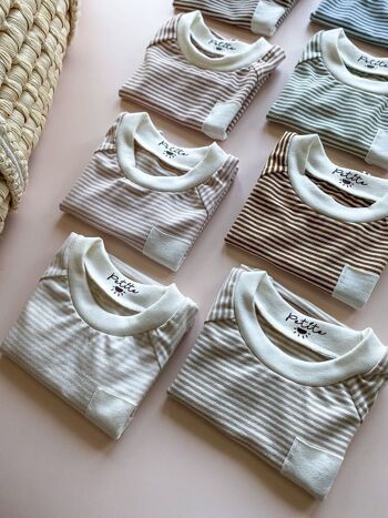 T-shirt coton bébé / rayures 3