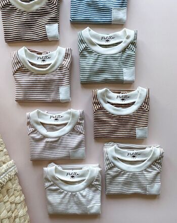 T-shirt coton bébé / rayures 4