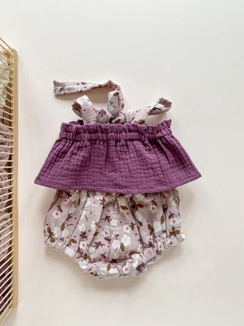 Baby girly top top / violet