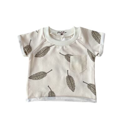 Baby jersey t-shirt / leaves