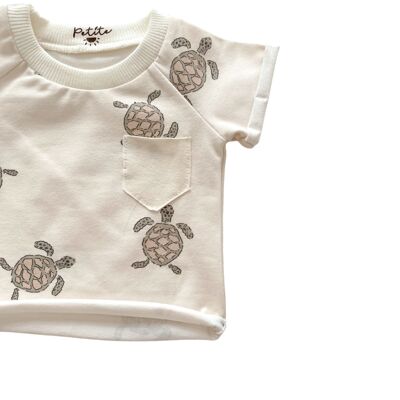 Baby jersey t-shirt / turtles