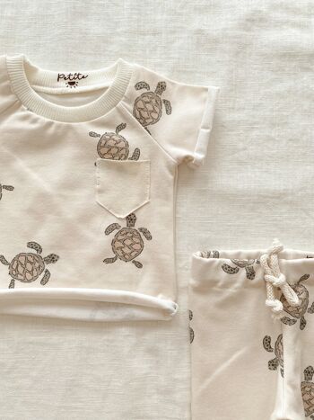 T-shirt jersey bébé / tortues 2