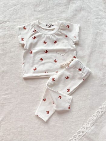 Legging bébé / petits crabes 2