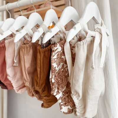 Baby linen romper