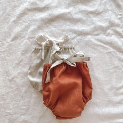 Baby linen romper