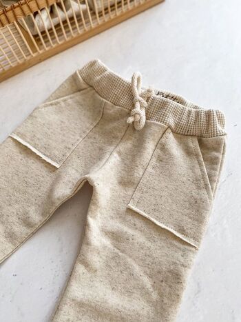 Pantalon bébé / sweat en lin 3