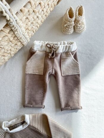 Pantalon de survêtement pour bébé / colorblock 4