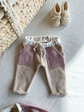 Pantalon de survêtement pour bébé / colorblock 6