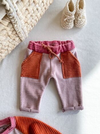 Pantalon de survêtement pour bébé / colorblock 7