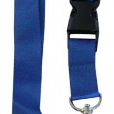 Umhängeband / Lanyards / Schlüsselanhänger aus Polyester mit drehbarem Karabinerhaken, mit Steckschnalle und Sicherheitsbruchstelle