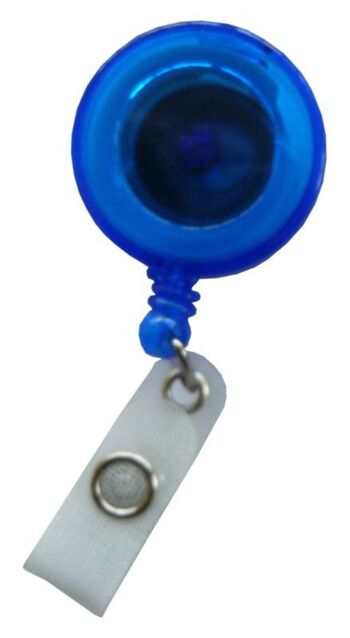 JOJO - Porte-badge Badge Clip Porte-clés Forme ronde Clip de ceinture Snap Loop Clear 1