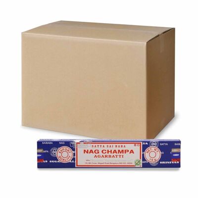 EID-04C – Nag Champa 15 g (Vollkarton – 50 Schachteln mit 12 Stück) – Verkauft in 600 Einheiten pro Umverpackung