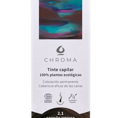 Teinture Végétale Chroma - Brun Intense 2.1