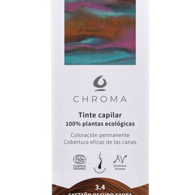 Chroma Vegetable Dye - Mahogany Medium Brown 3.4