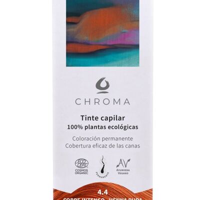 Teinture Végétale Chroma - Cuivre Intense - Henné Pur 4.4