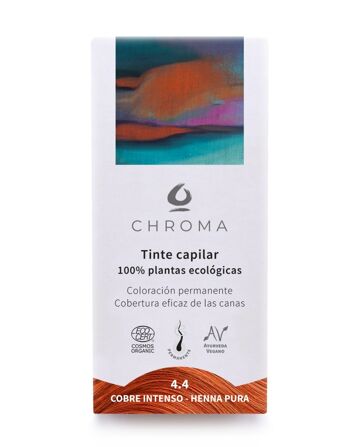 Teinture Végétale Chroma - Cuivre Intense - Henné Pur 4.4 1