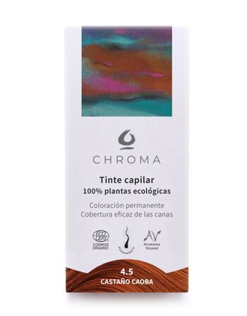 Teinture Végétale Chroma - Brun Acajou 4.5 1