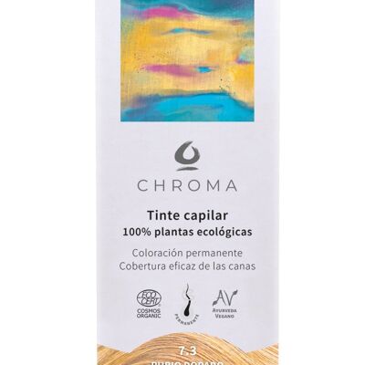 Chroma-Pflanzenfarbstoff - Goldblond 7.3