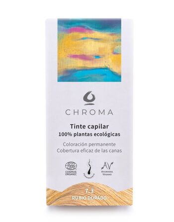 Teinture Végétale Chroma - Blond Doré 7.3 1