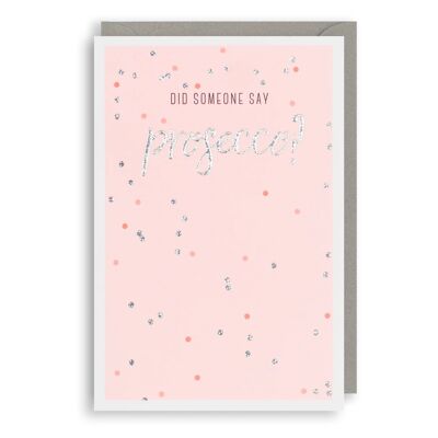 Prosecco-Geburtstagskarte