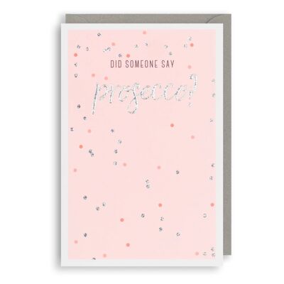 Prosecco Birthday Card