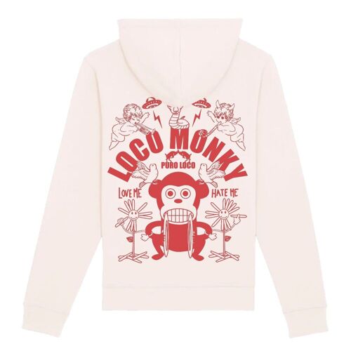 Hoodie Unisex LOCO MONKY PURO LOCO