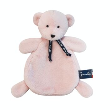 L'Ours DORLOTIN  - Doudou - Rose poudré - 22cm 2