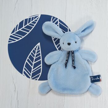 Lapin DORLOTIN  - Doudou - Bleu - 22cm 3