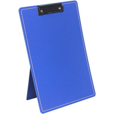 Clipboard display / presentation clipboard / clipboard, A4, sewn, made of PP, with clamping mechanism, with stand-up function