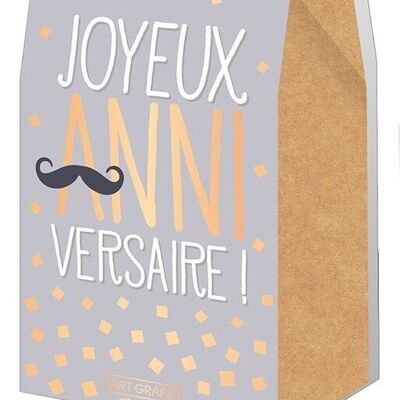 Anniversaire - Lentilles au chocolat 80g «Joyeux Anniversaire!»
