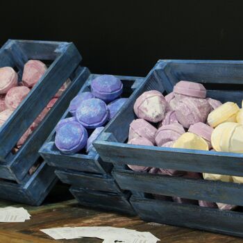 GemBBblue-ST - Gemstone Bath Bombs Starter Pack - Boîtes bleues - Vendu en 1x unité/s par extérieur 2