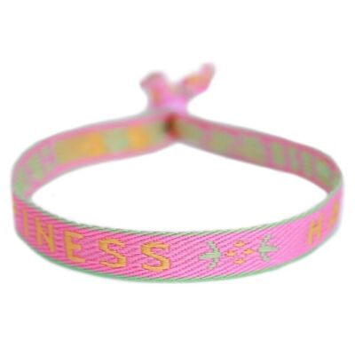 Bracelet tissé bonheur