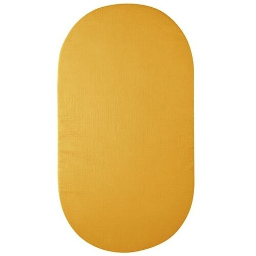 Breathable fitted sheet 70 x 30 cm MUSTARD
