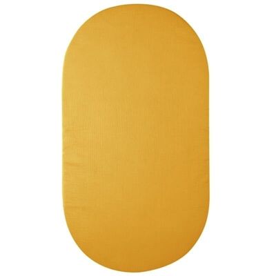 Breathable fitted sheet 70 x 30 cm MUSTARD