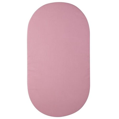 Breathable fitted sheet 70 x 30 cm BABY PINK
