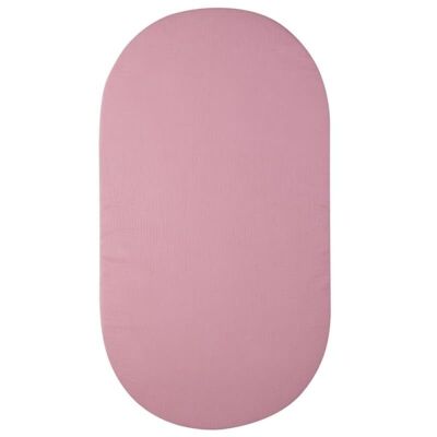 Breathable fitted sheet 70 x 30 cm BABY PINK