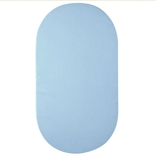 Breathable fitted sheet 70 x 30 cm BABY BLUE