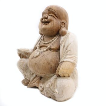 HCBS-15 - Happy Buddha - Whitewash 50cm - Vendu en 1x unité/s par extérieur 2