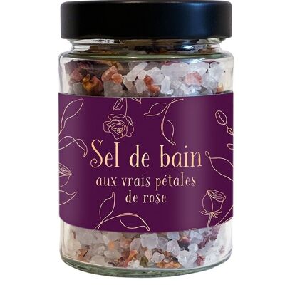 Soins Corporels - Sel de bain 300g "aux vrais pétales de rose"