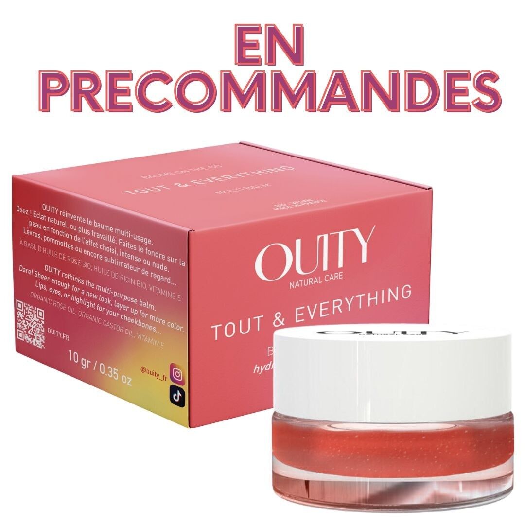 Tout & Everything - Baume à lèvres multi-usage coloré - Certifié bio