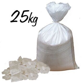 Hsalt-32X - Morceaux de sel blanc de l'Himalaya - Vendu en 25x unité/s par extérieur 1