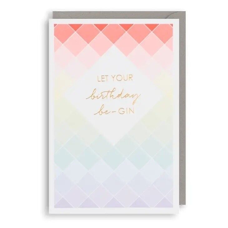 Biglietto d'auguri BE-GIN