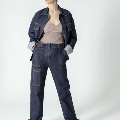 Abriebfeste Hose JANE – Jeansblau