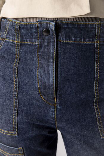 Pantalon anti-abrasion JANE - Bleu jean 3
