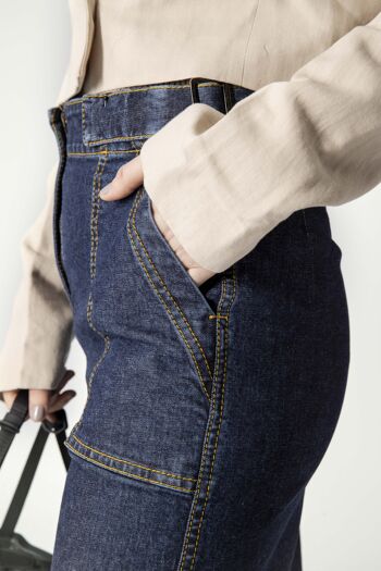 Pantalon anti-abrasion JANE - Bleu jean 4