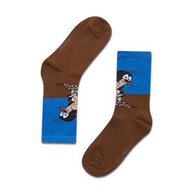 koaa – Der kleine Maulwurf "Am Graben" – Socks blue/brown