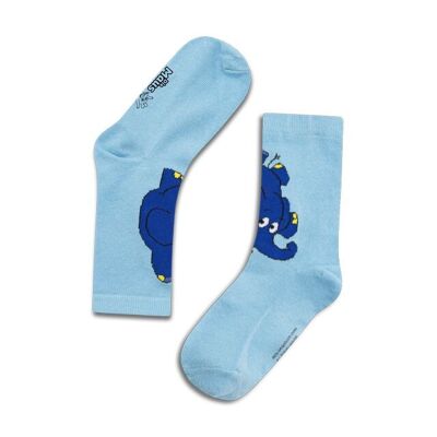 koaa – Der Elefant "Fußstand" – Socks blue