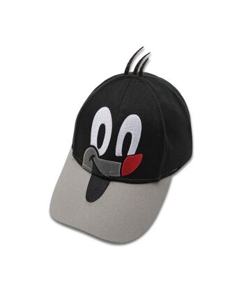 koaa – La Petite Taupe – Mascot Cap noir/gris 2